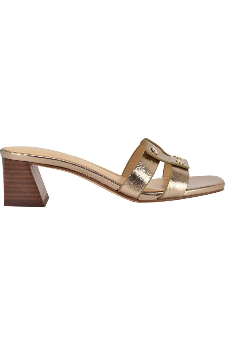 Calvin Klein Andrae Slide Sandal, Alternate, color, Bronze
