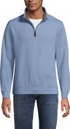 Lands' End Bedford Rib Quarter Zip Pullover Sweater