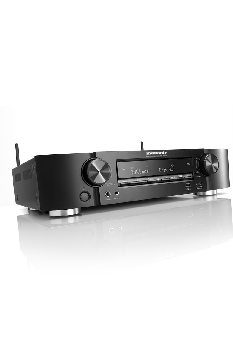 Marantz NR-1510 Slim 5.2-Channel 4K Ultra HD AV Receiver with HEOS Built-In, Alternate, color, Black