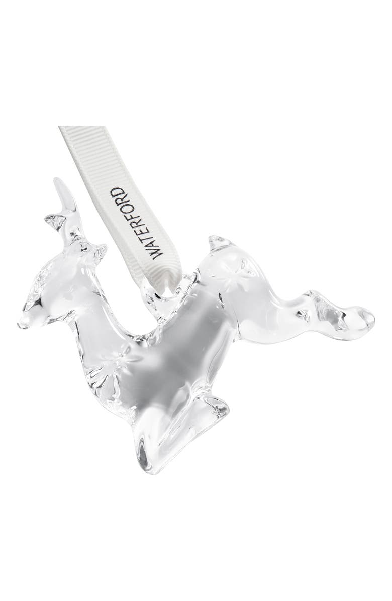 Waterford Mini Reindeer Crystal Ornament, Alternate, color,