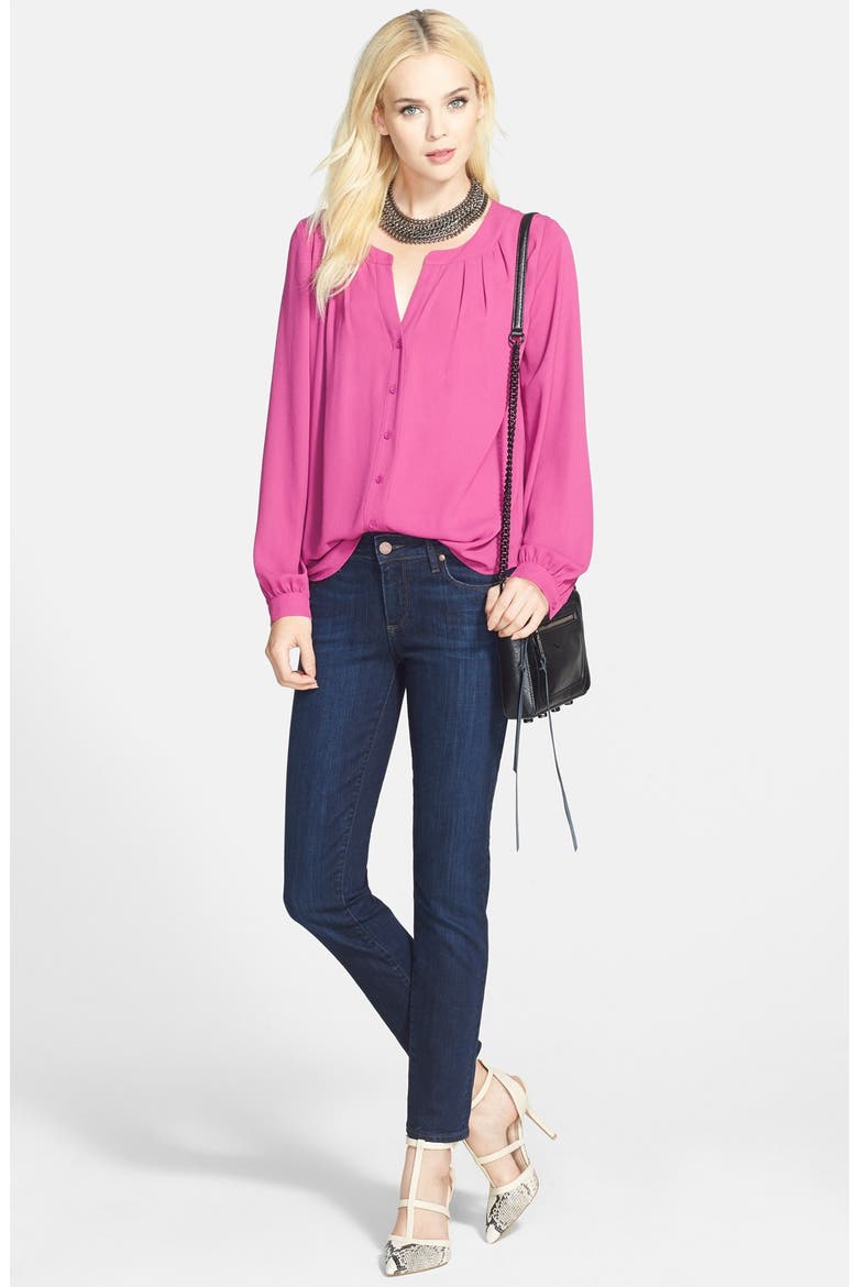 Denim 'Skyline' Ankle Peg Skinny Jeans (Nordstrom Exclusive), Alternate, color, DIXIE
