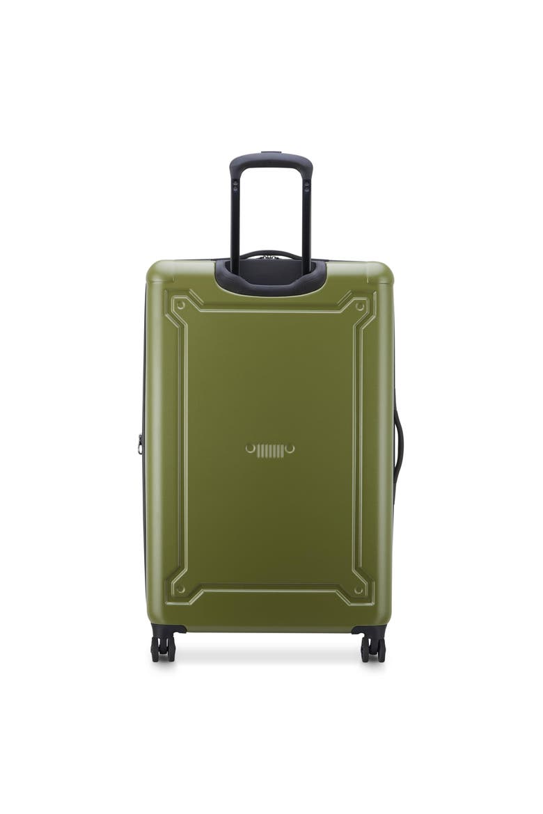 JH004C Checked-Large 28 Inch Hardside Expandable Luggage with Spinner Wheels, Alternate, color, Avocado