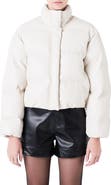 Grey Lab Crop Puffer Jacket