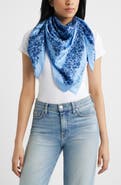 Treasure & Bond Oversize Square Satin Scarf