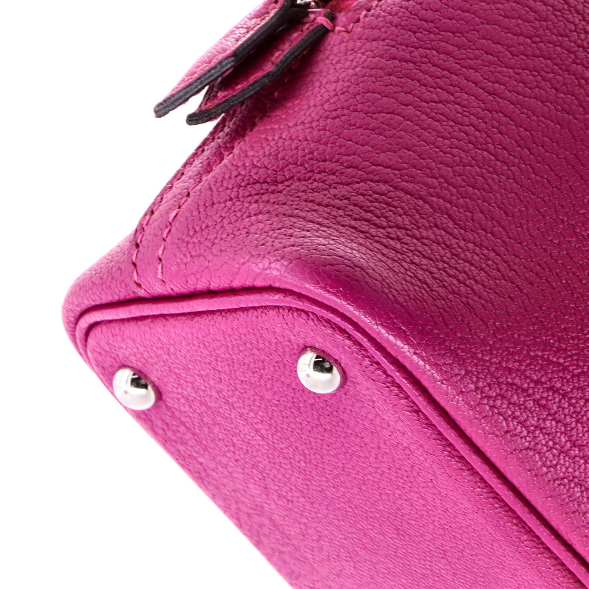 Pre-Owned Hermes Bolide 1923 Bag Chevre Mysore Mini, Alternate, color, Rose Pourpre