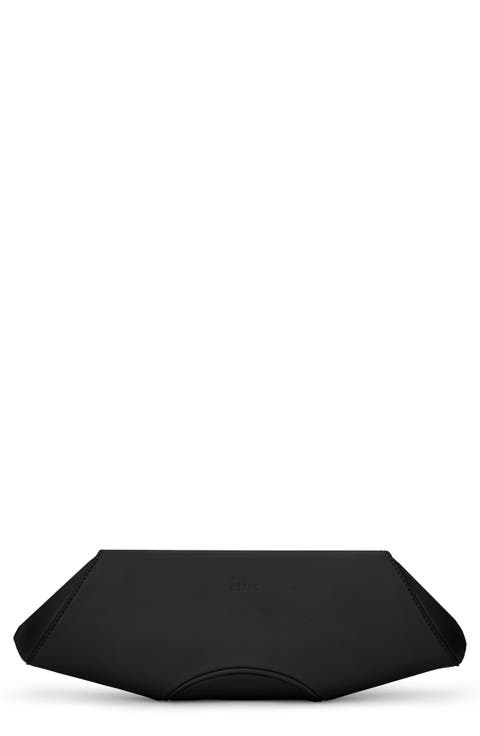 Mini Elizabeth Baguette Leather Frame Clutch