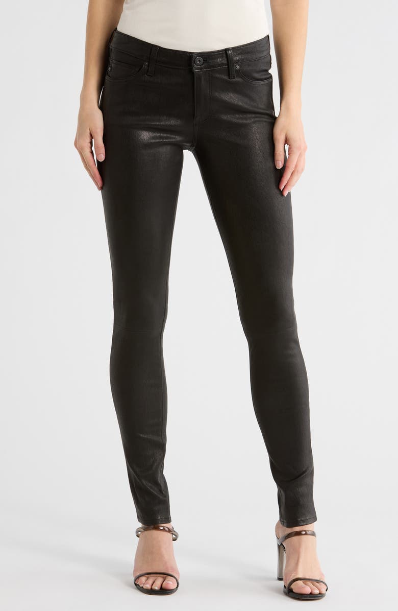 AG The Legging Super Skinny Leather Pants, Main, color, 
