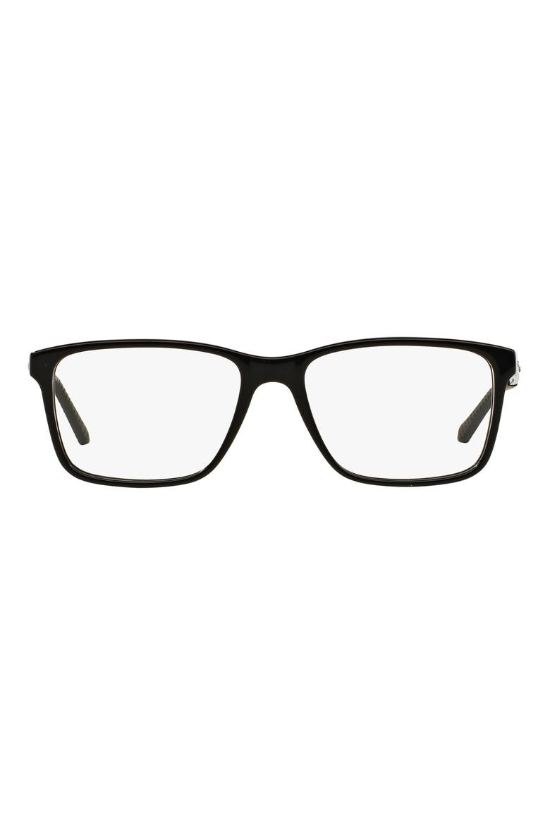 Polo Ralph Lauren 54mm Optical Glasses, Main, color, BLACK