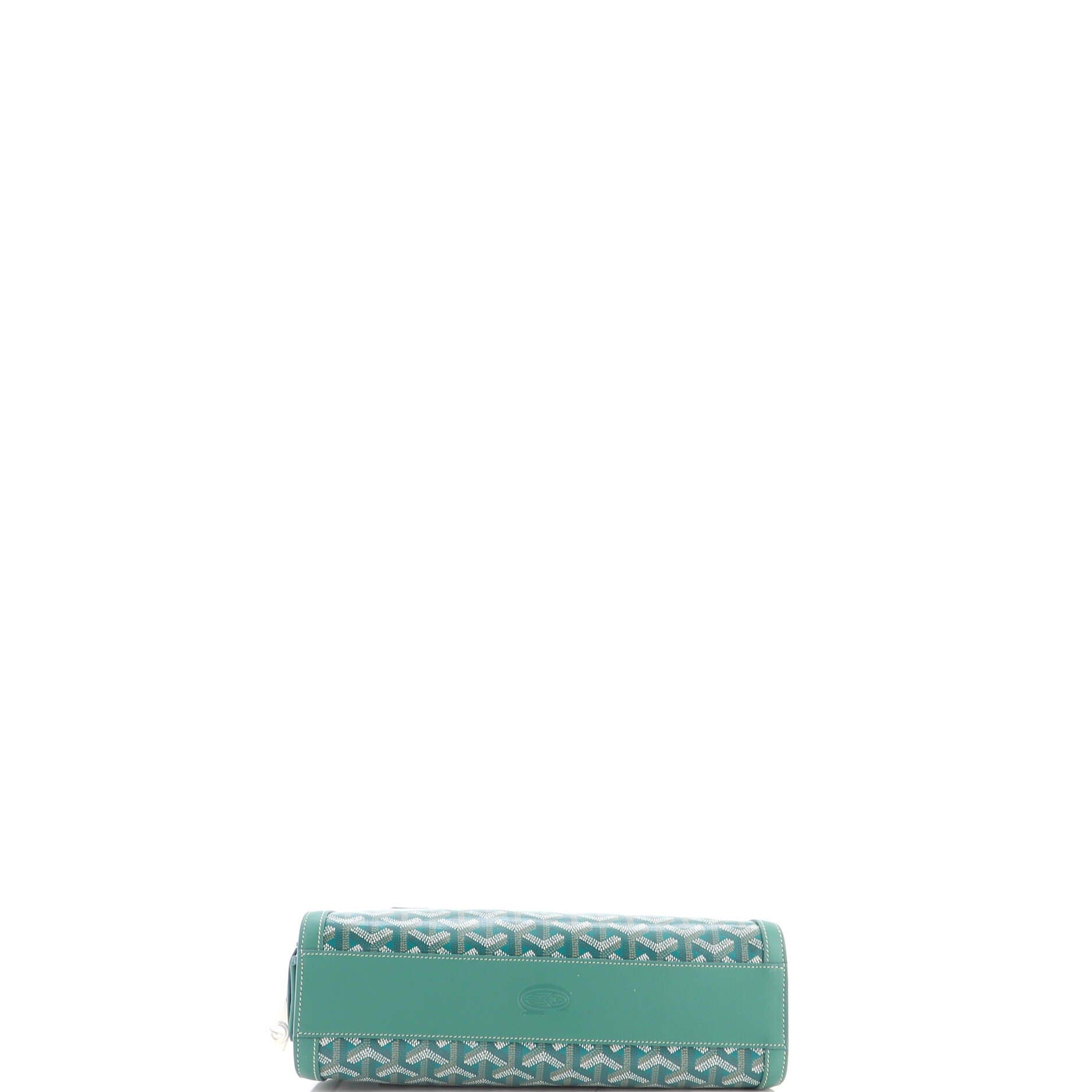 Bonbonniere Bag Coated Canvas, Alternate, color, Green