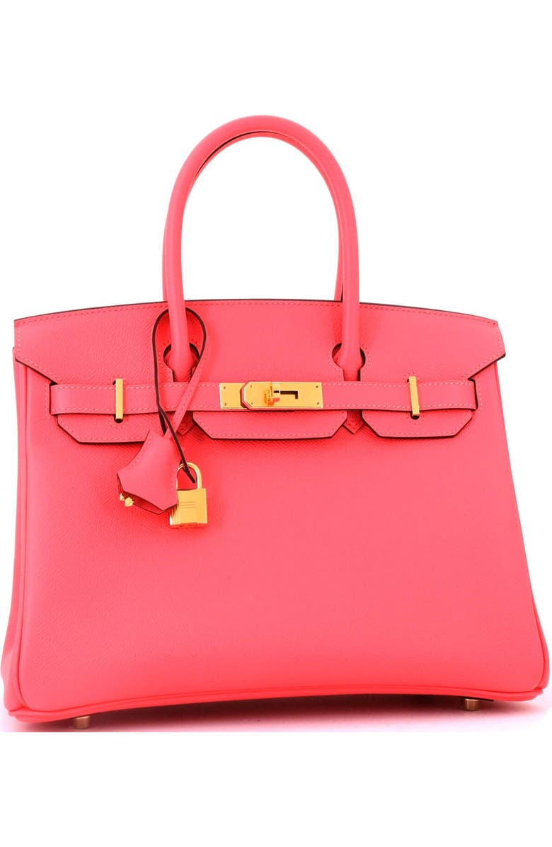 Pre-Owned Hermes Birkin Handbag Pink Epsom with Gold Hardware 30, Alternate, color, Rose Azalee