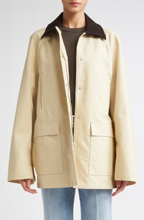 County Waxed Organic Cotton Coat