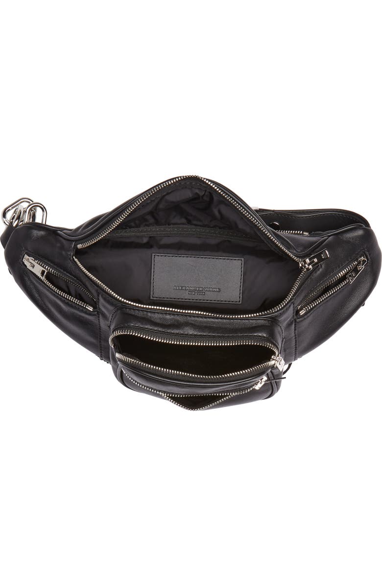 Alexander Wang Attica Fringe Lambskin Leather Fanny Pack, Alternate, color,