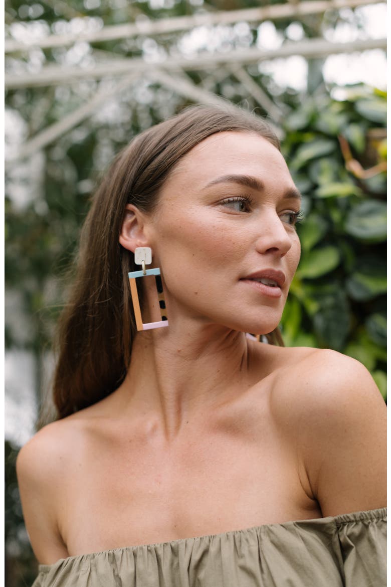 Statement Drop Earrings, Alternate, color, MULTI