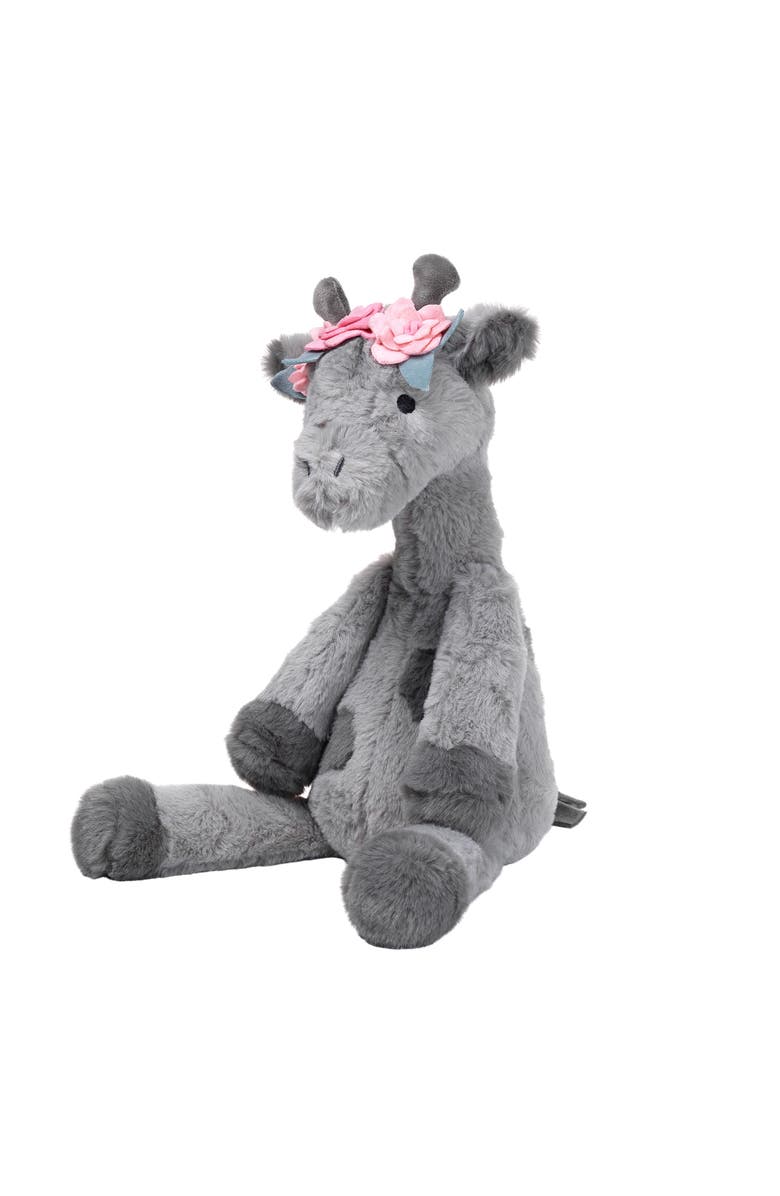 Lambs & Ivy Giraffe and a Half Plush Stuffed Animal Toy - Skylar, Alternate, color, Gray