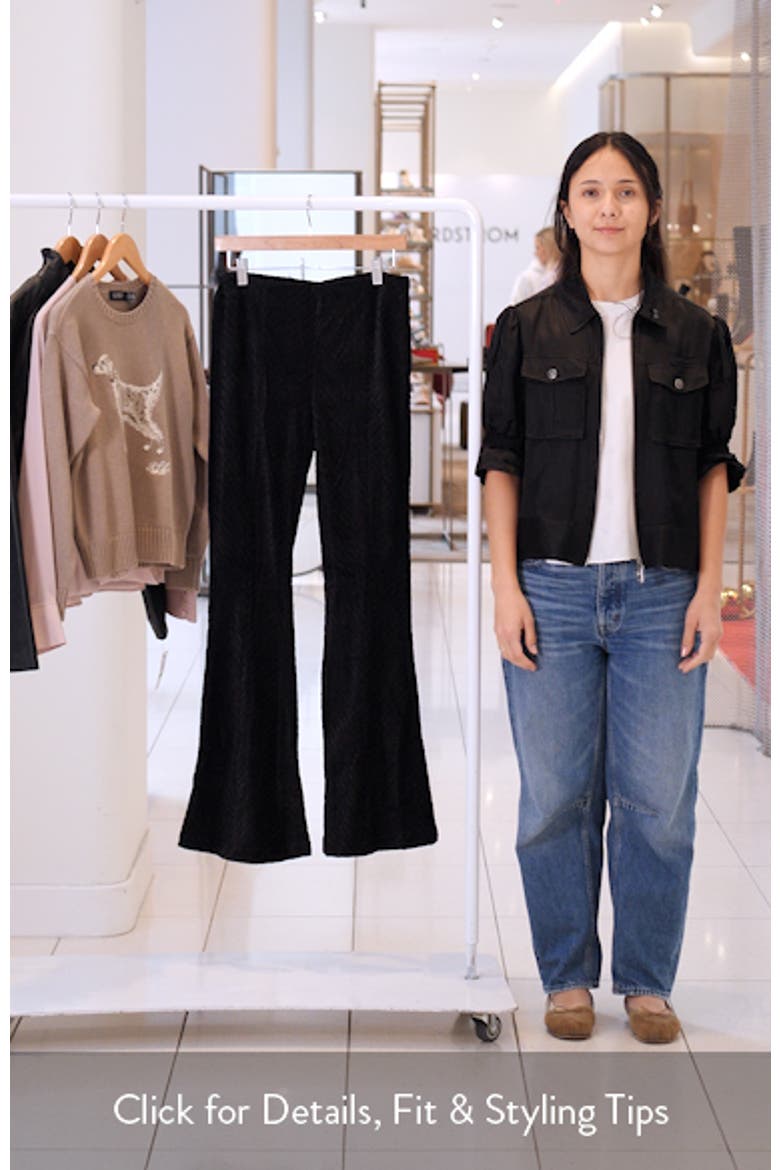 Penny Flare Velvet Pants video