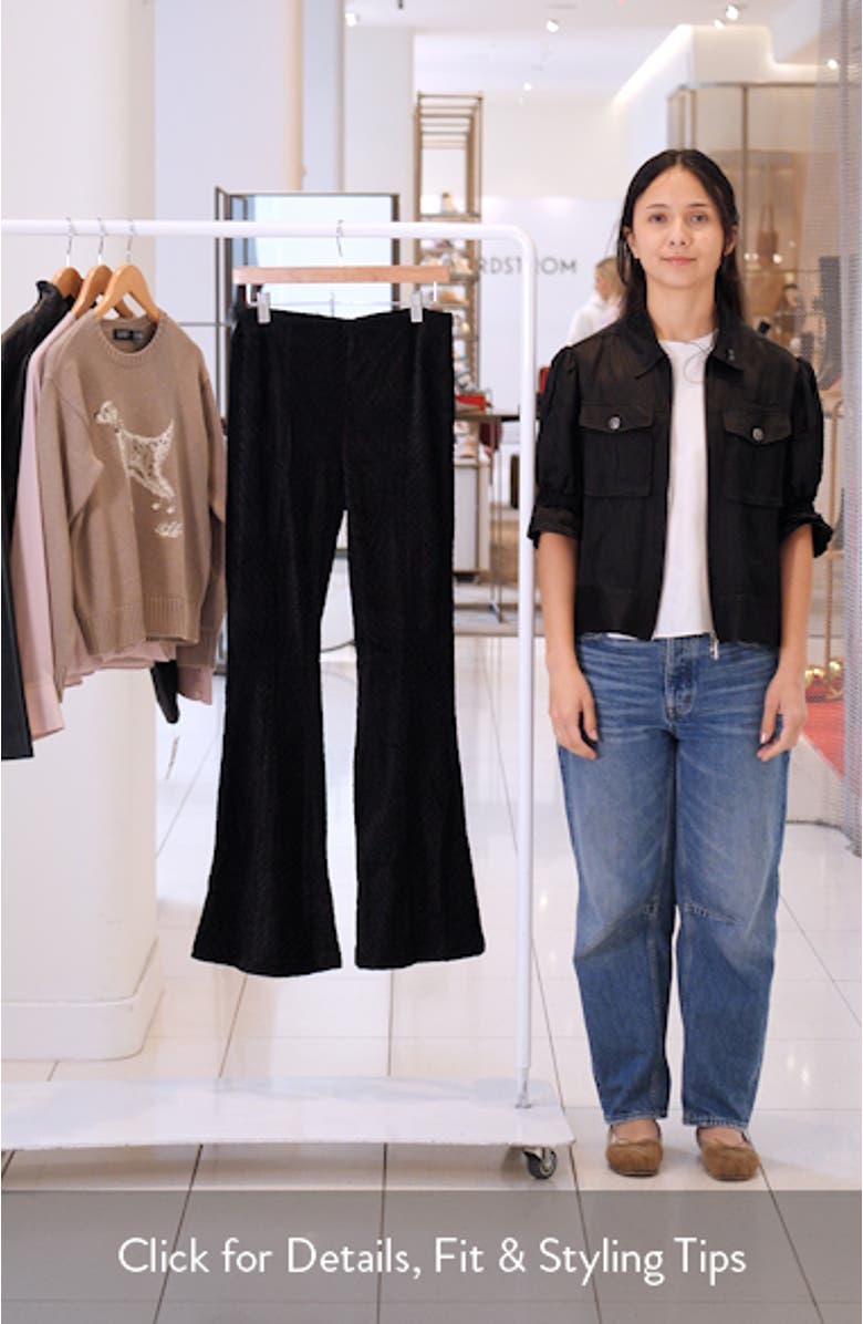 Penny Flare Velvet Pants, sales video thumbnail