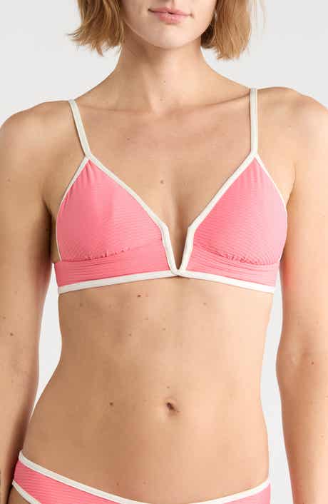 Victoria Ribbed Scoop Neck Swim Top