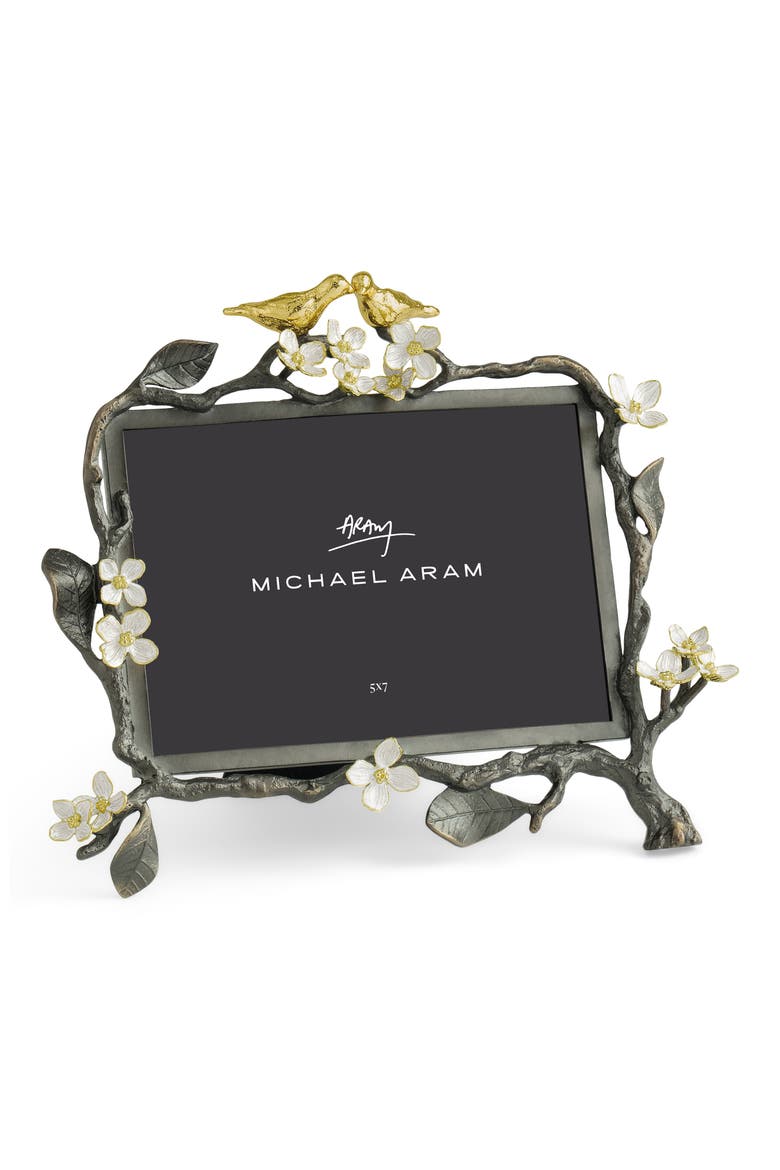 Lovebirds 5 x 7-Inch Picture Frame, Alternate, color, SILVER/ GOLD