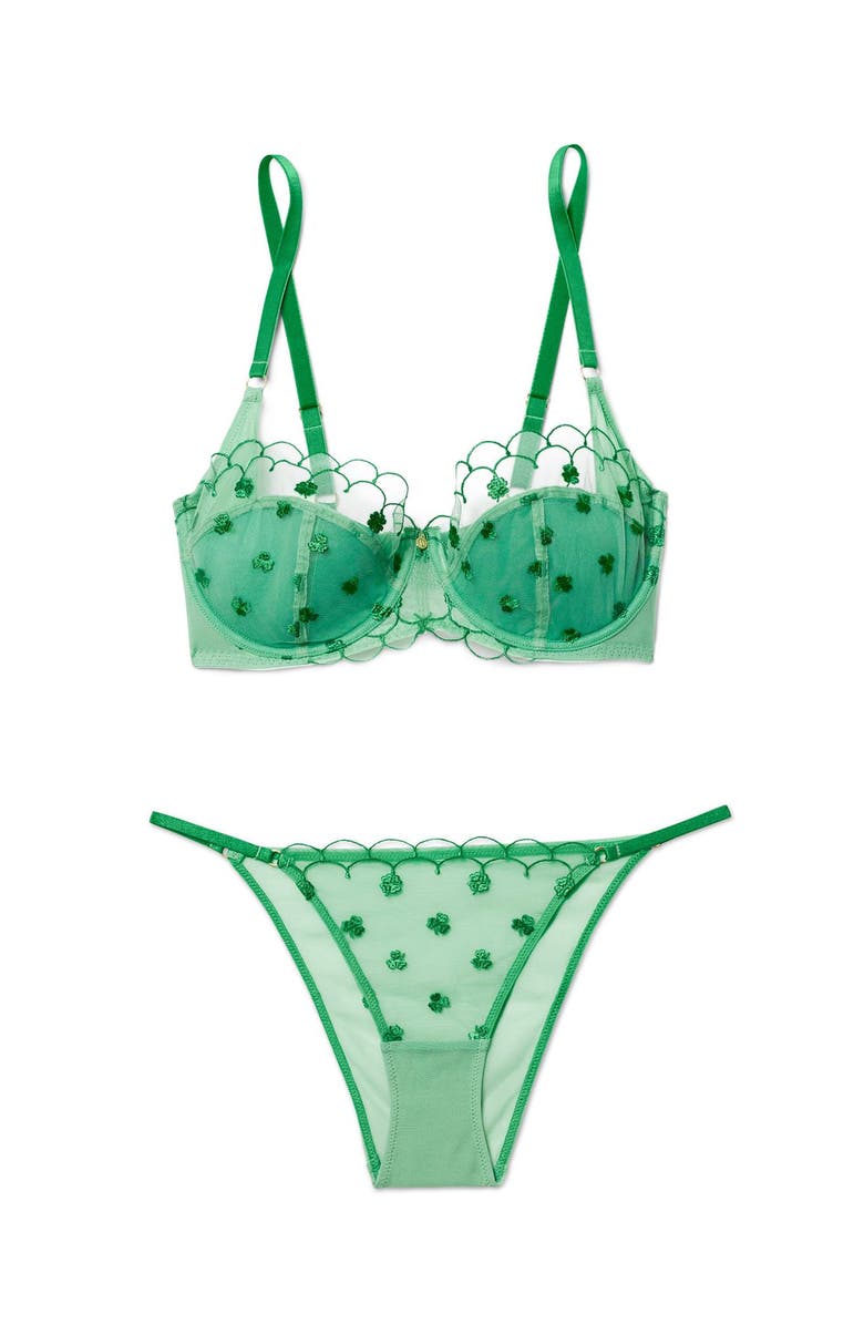 Adore Me Bettie Contour Balconette Bra, Alternate, color, Medium Green
