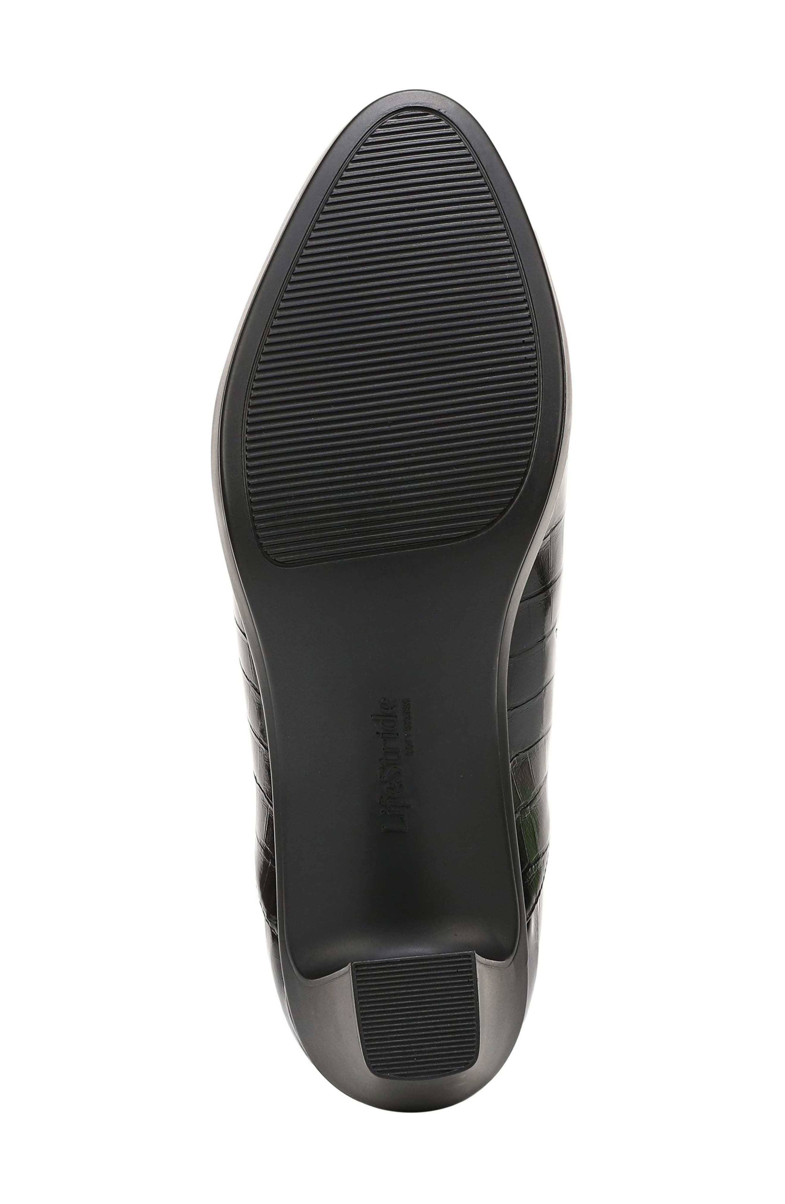 Elegant Pump, Alternate, color, BLACK EMBOSSED