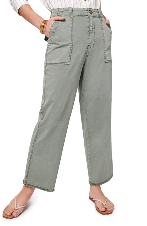 Organic Cotton Blend Utility Pants
