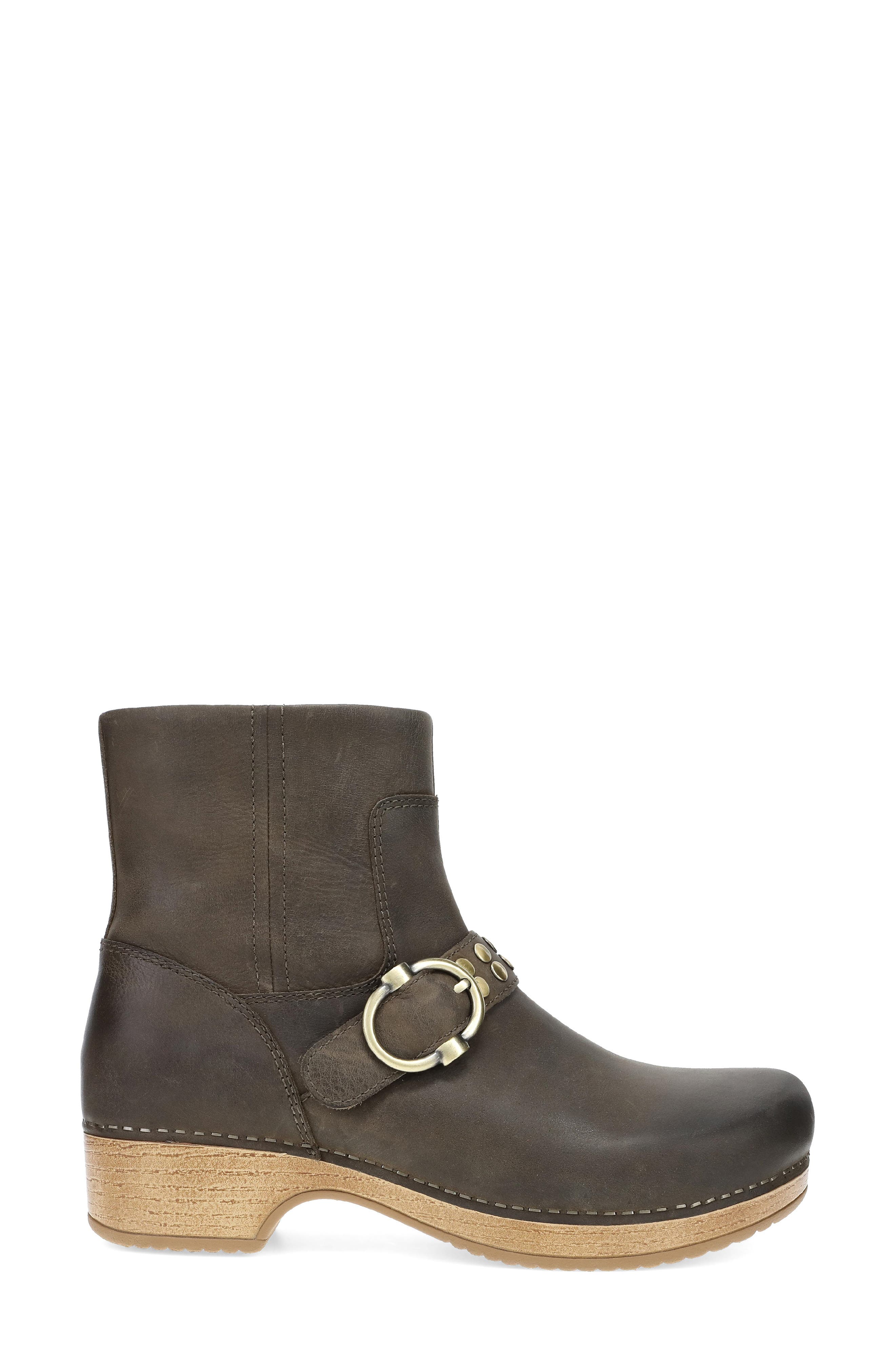 Baylin Leather Bootie, Alternate, color, MUSHROOM