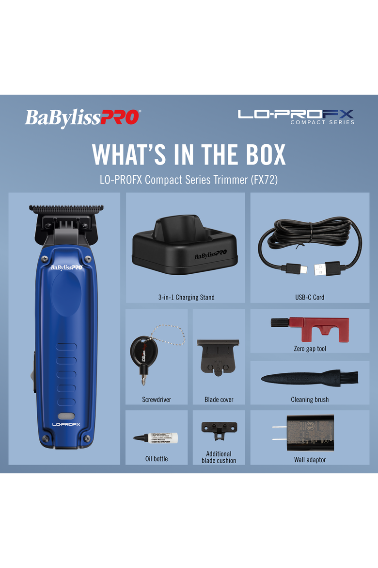 LO-PROFX Compact Series Trimmer, Alternate, color, Blue
