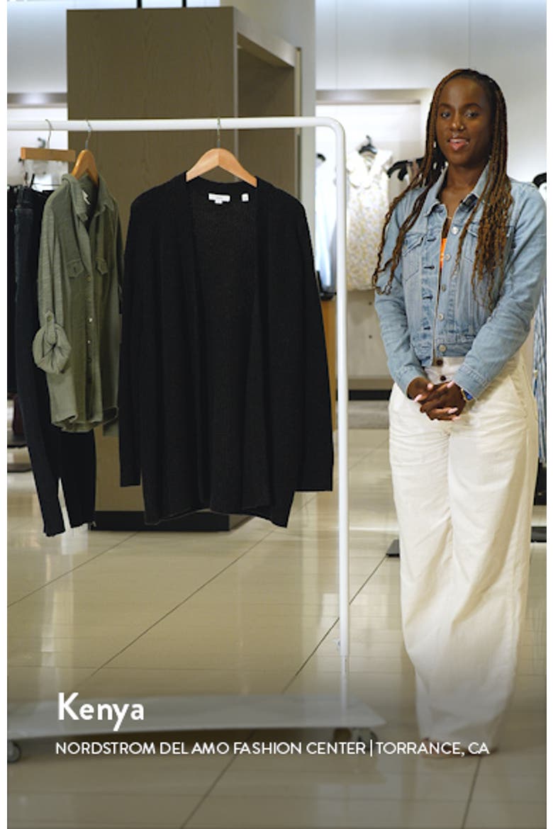 Oversize Wool & Cashmere Cardigan video