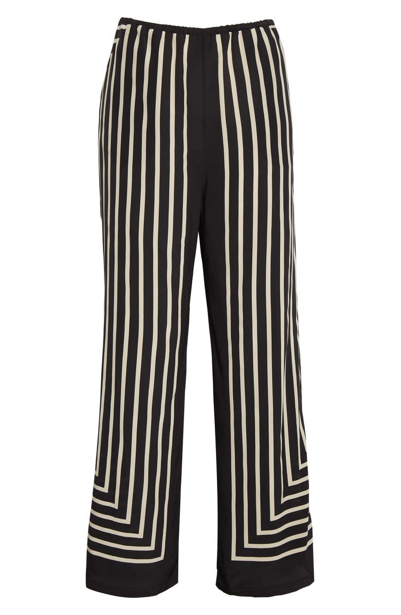 TOTEME Women's Monogram Silk Jacquard Pants, Alternate, color, 