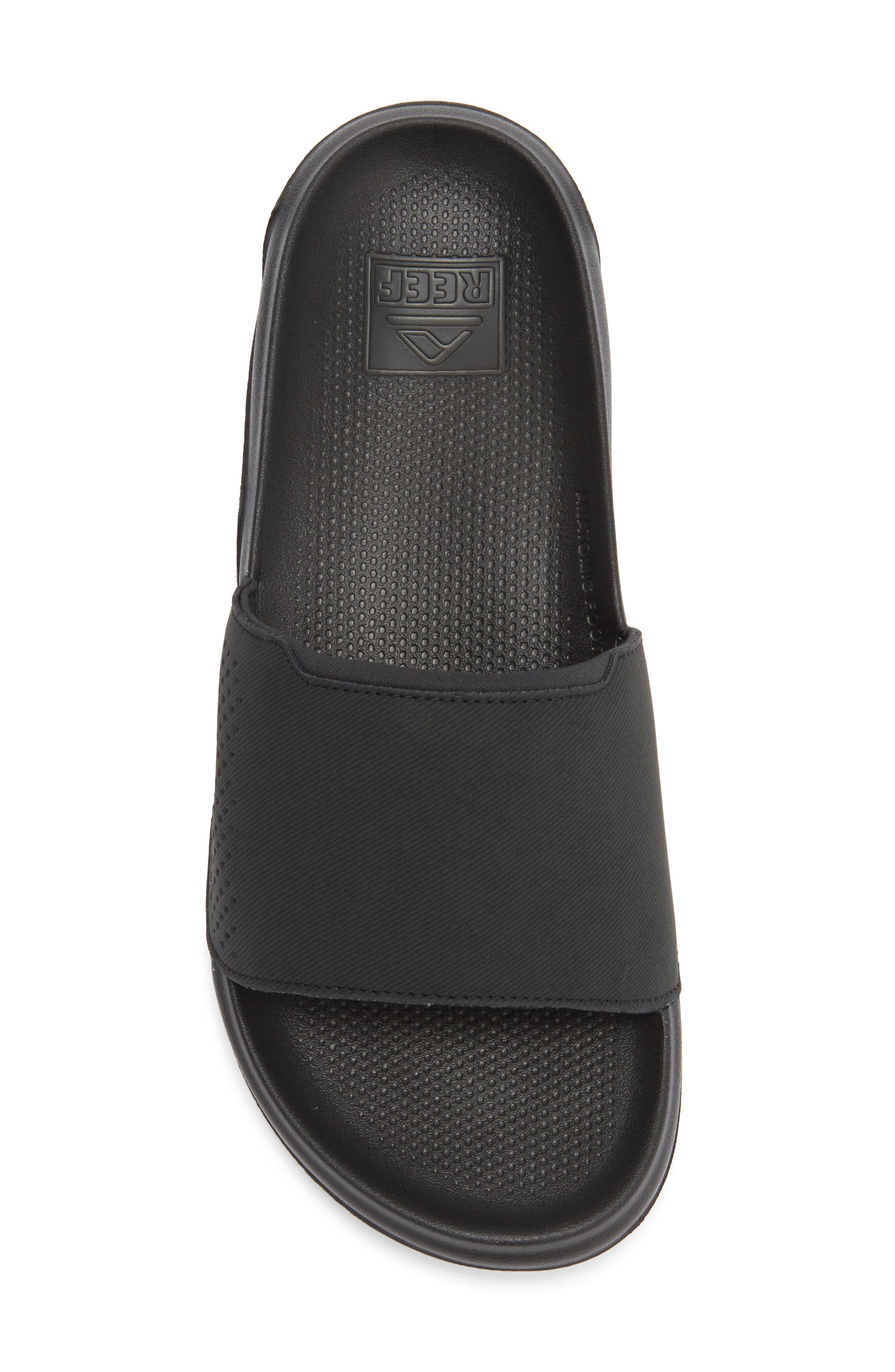 Reef Tailslide Slide Sandal, Alternate, color, Black