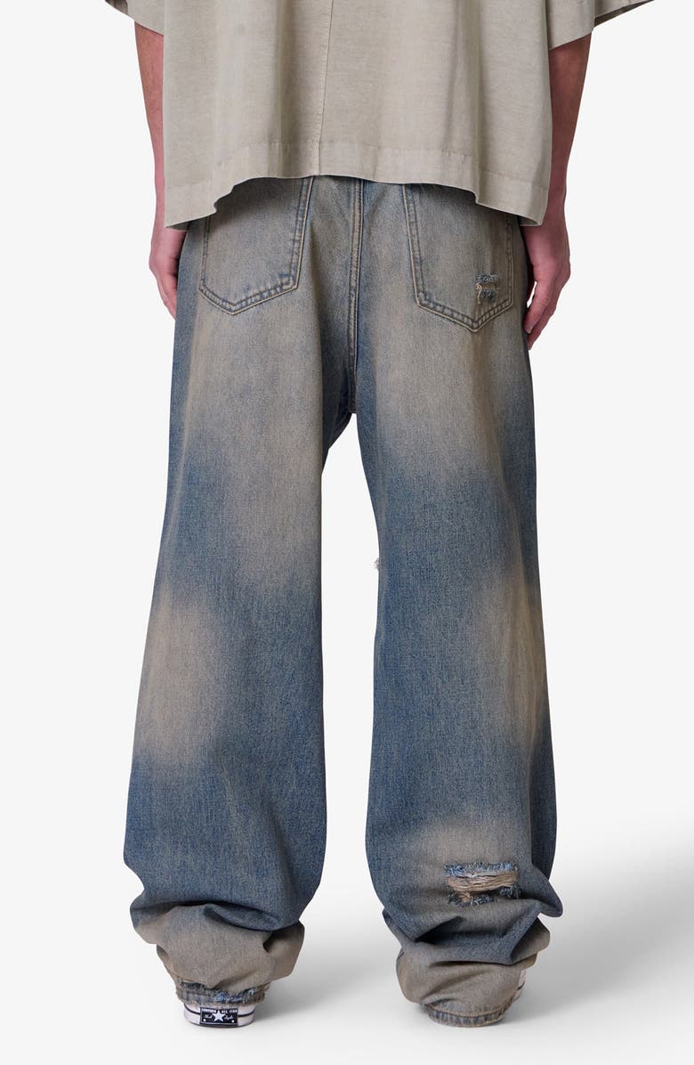 mnml Ripped Ultra Baggy Jeans, Alternate, color, 