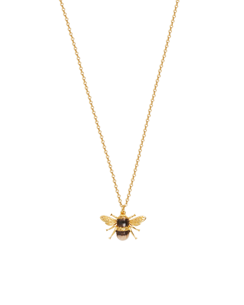 Honey Bee Enamel Necklace