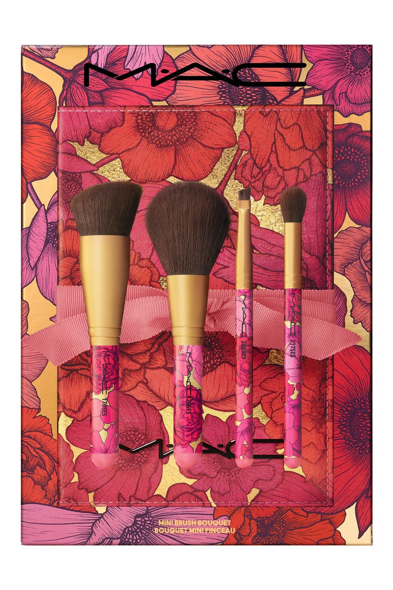 4-Piece Mini Makeup Brush Travel Set (Limited Edition) (Nordstrom Exclusive), Alternate, color, NO COLOR
