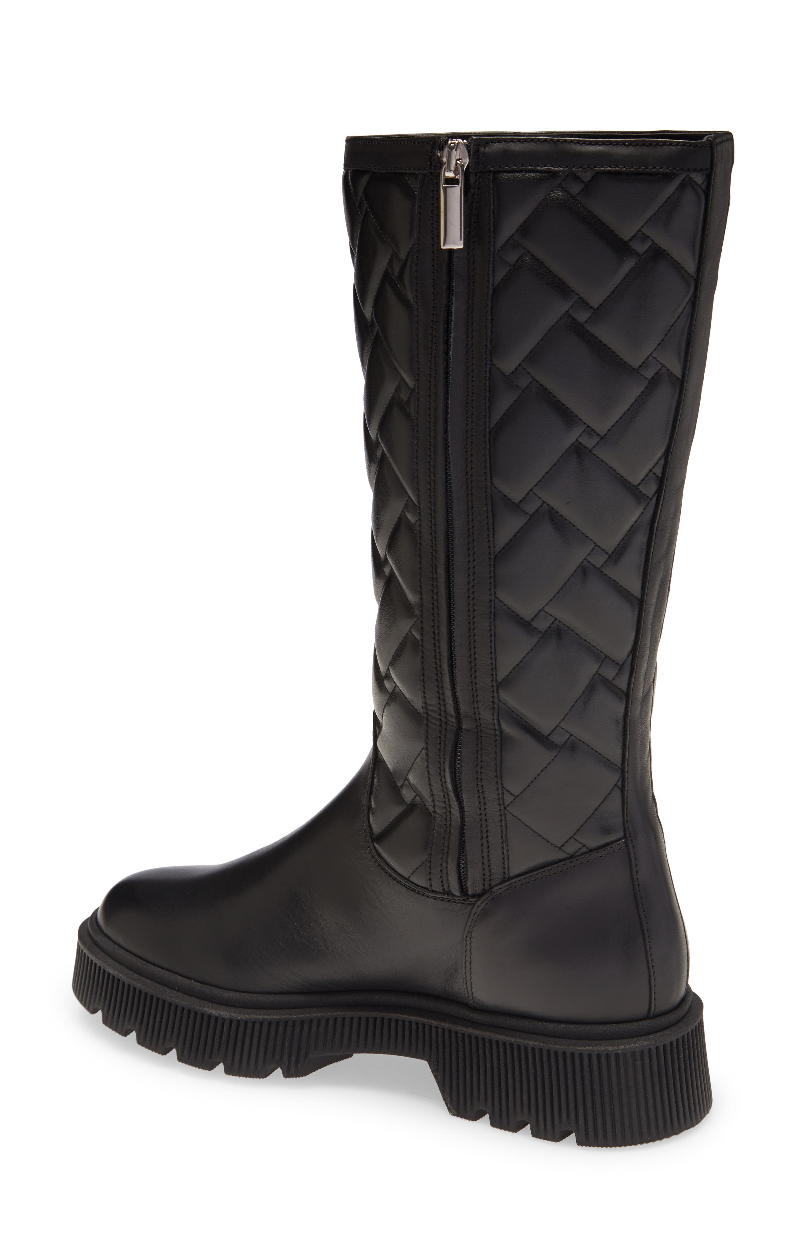 Kurt Geiger London Baton Quilted Knee High Boot, Alternate, color, 