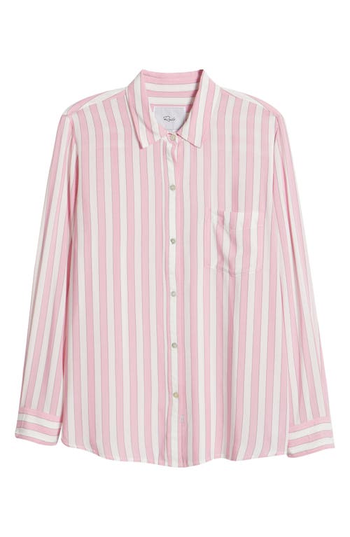 Rails Wren Stripe Button-up Shirt In Rose Bloom Stripe