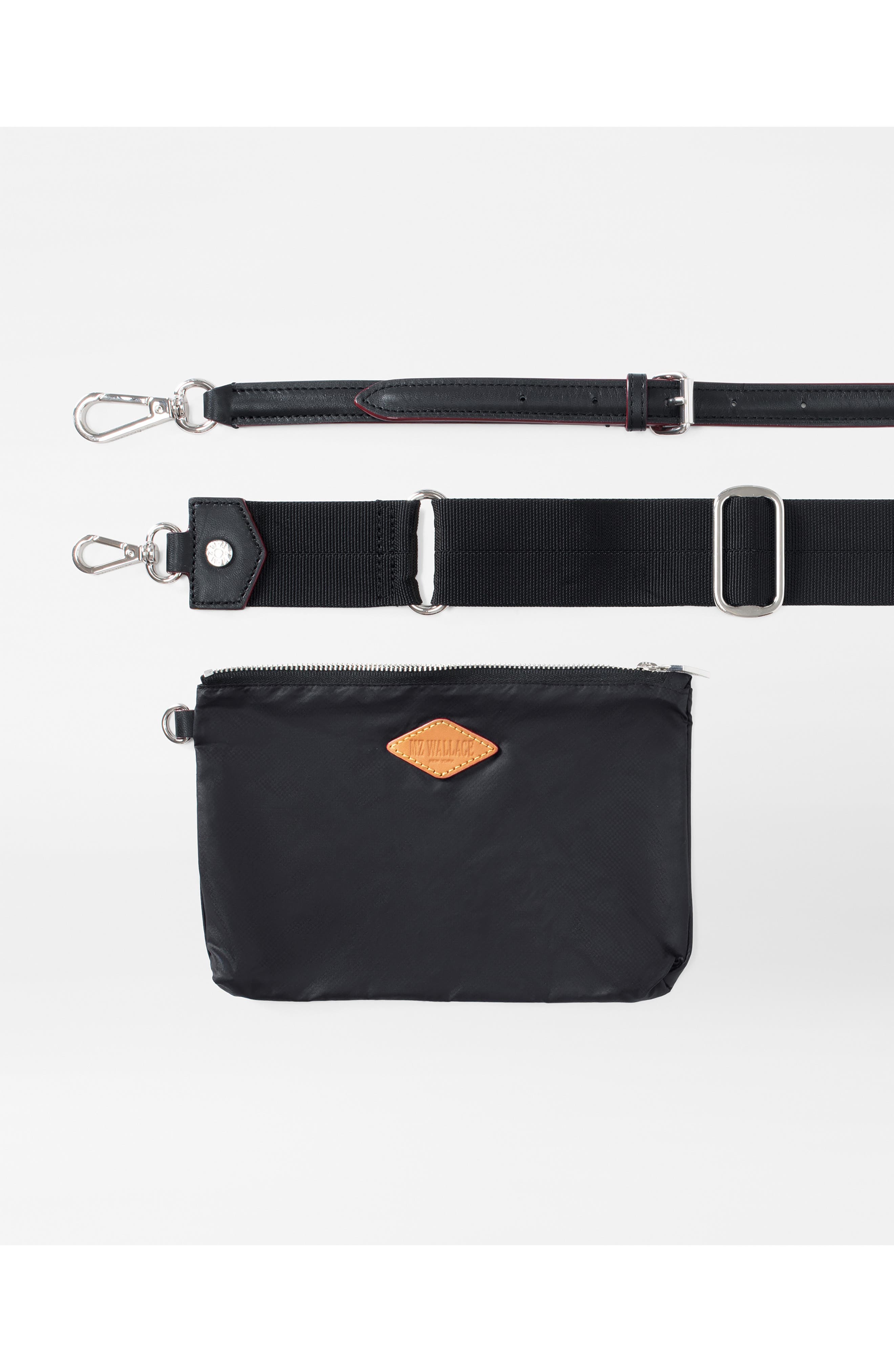 Crosby Traveler Nylon Tote, Alternate, color, BLACK