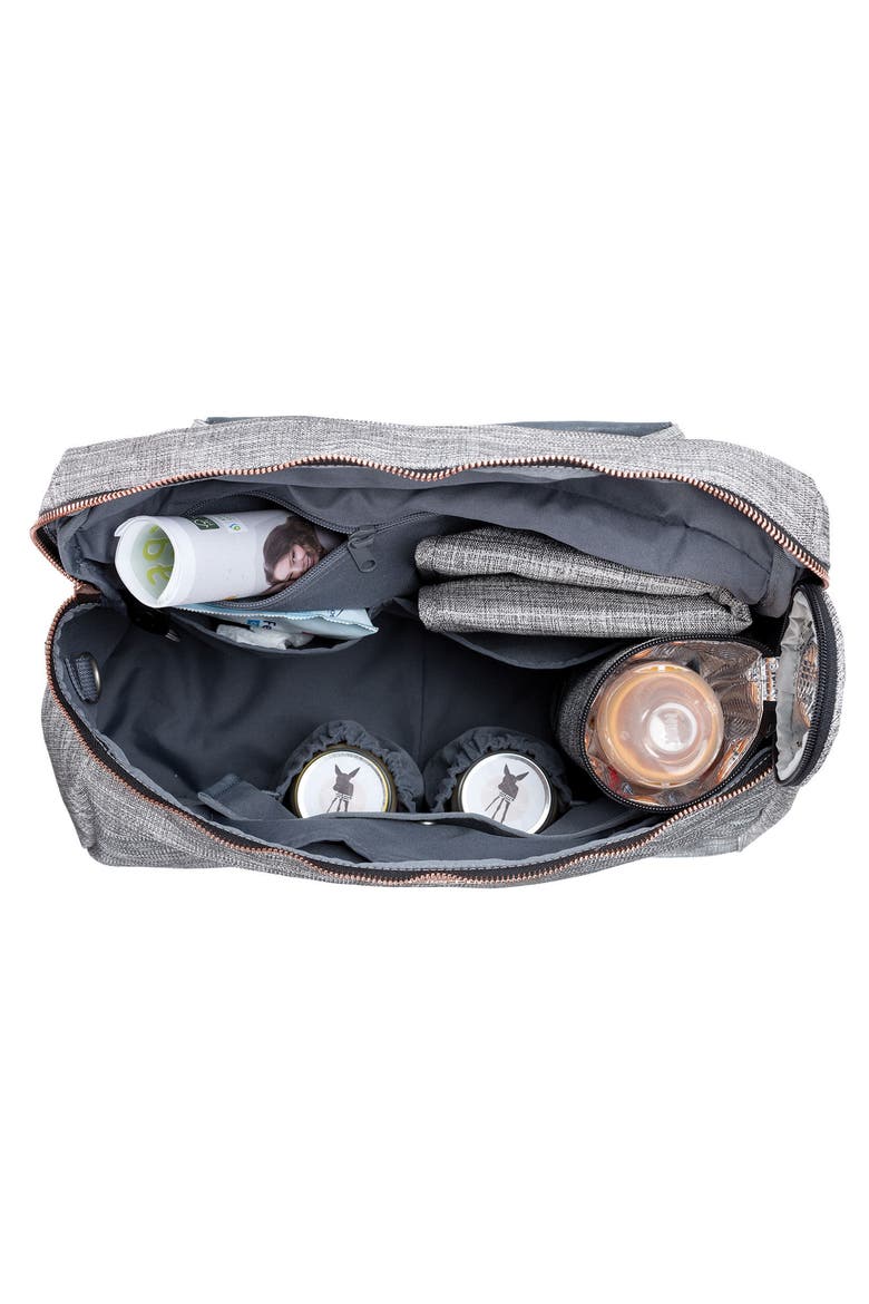 Glam Rosie Diaper Bag, Alternate, color, ANTHRACITE GLITTER