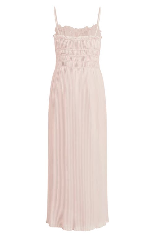 Favorite Daughter The Best Dressed Guest Pleated Maxi Dress In Neutral