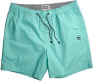 Party Pants Solid Vintage Volley Swim Shorts