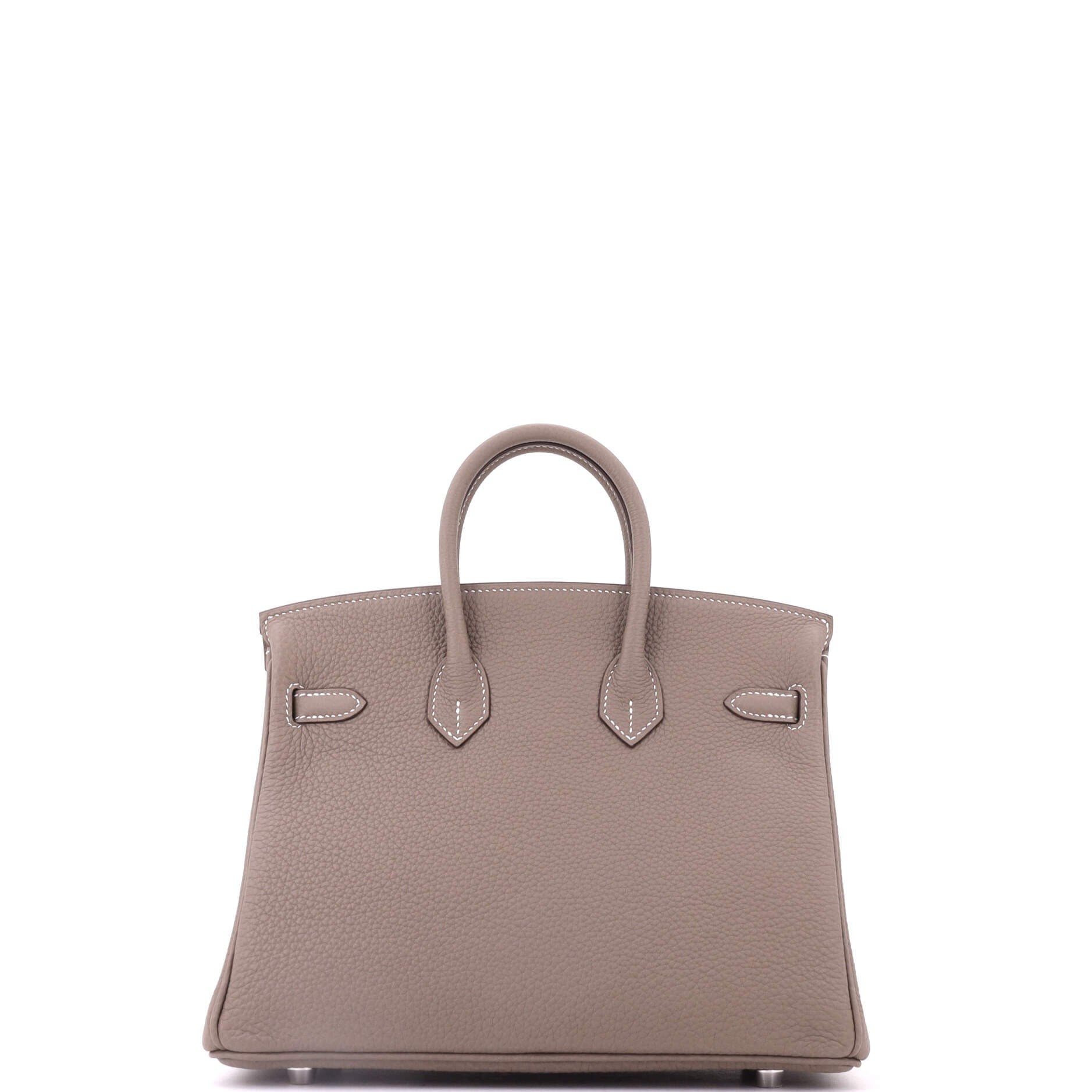 Birkin Handbag Grey Togo with Palladium Hardware 25, Alternate, color, Grey