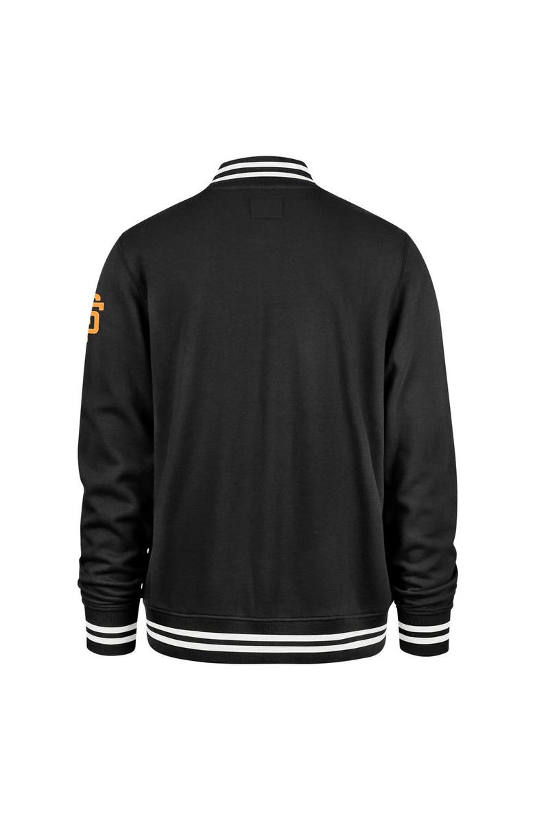 '47 Men's '47 Black San Francisco Giants Wax Pack Pro Camden Full-Zip Track Jacket, Alternate, color, Black