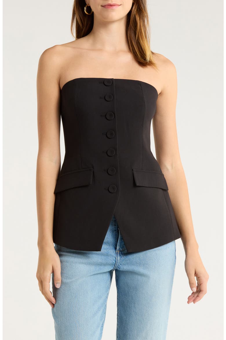 Phoebe The Dream Bustier Top, Main, color, BLACK