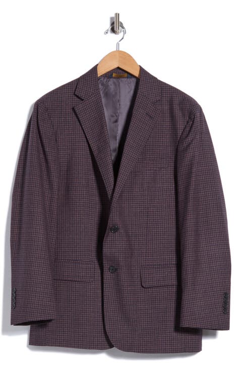 Wool Guncheck Sport Coat