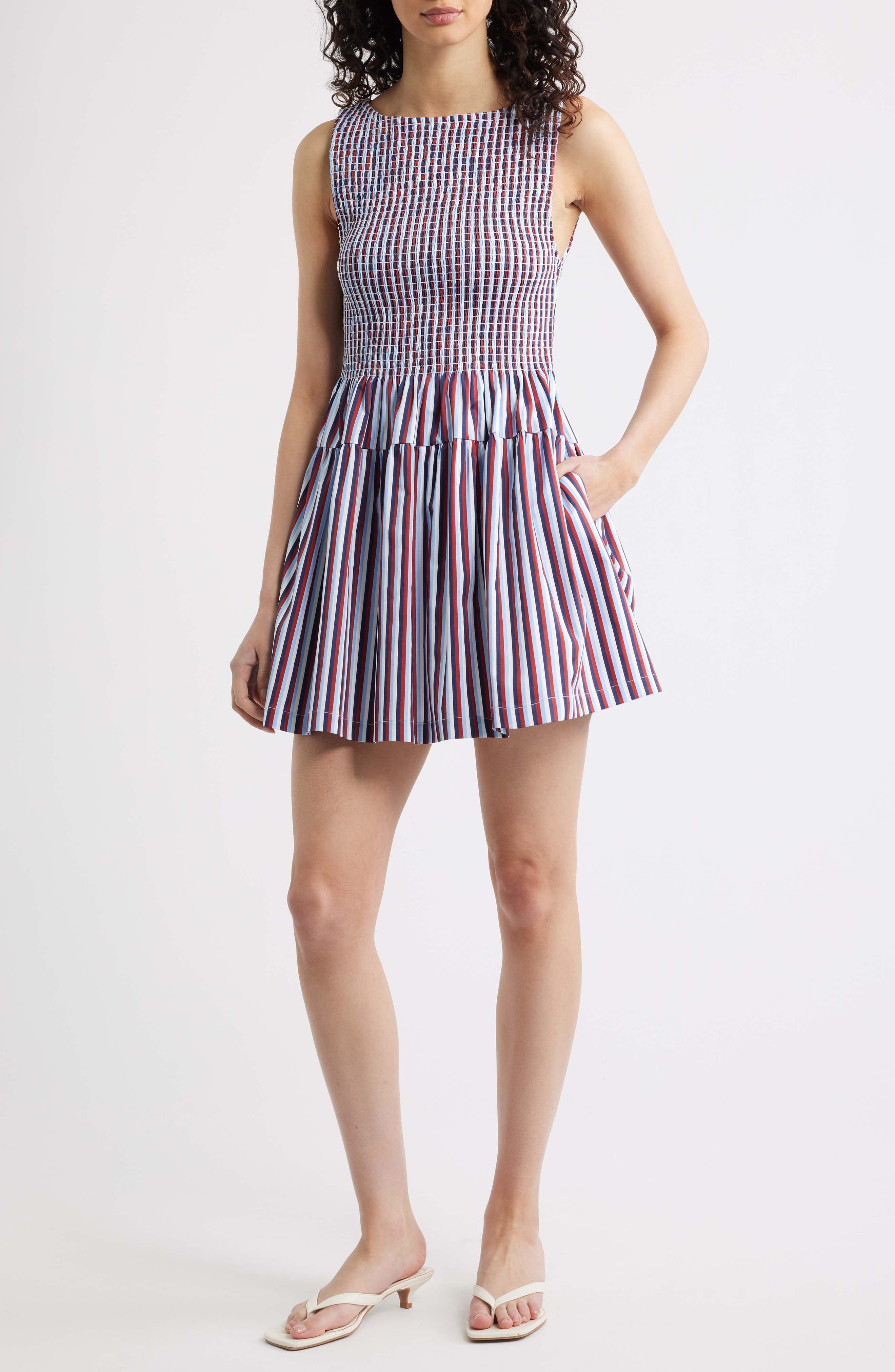 selected RED/ WHITE/ BLUE STRIPE