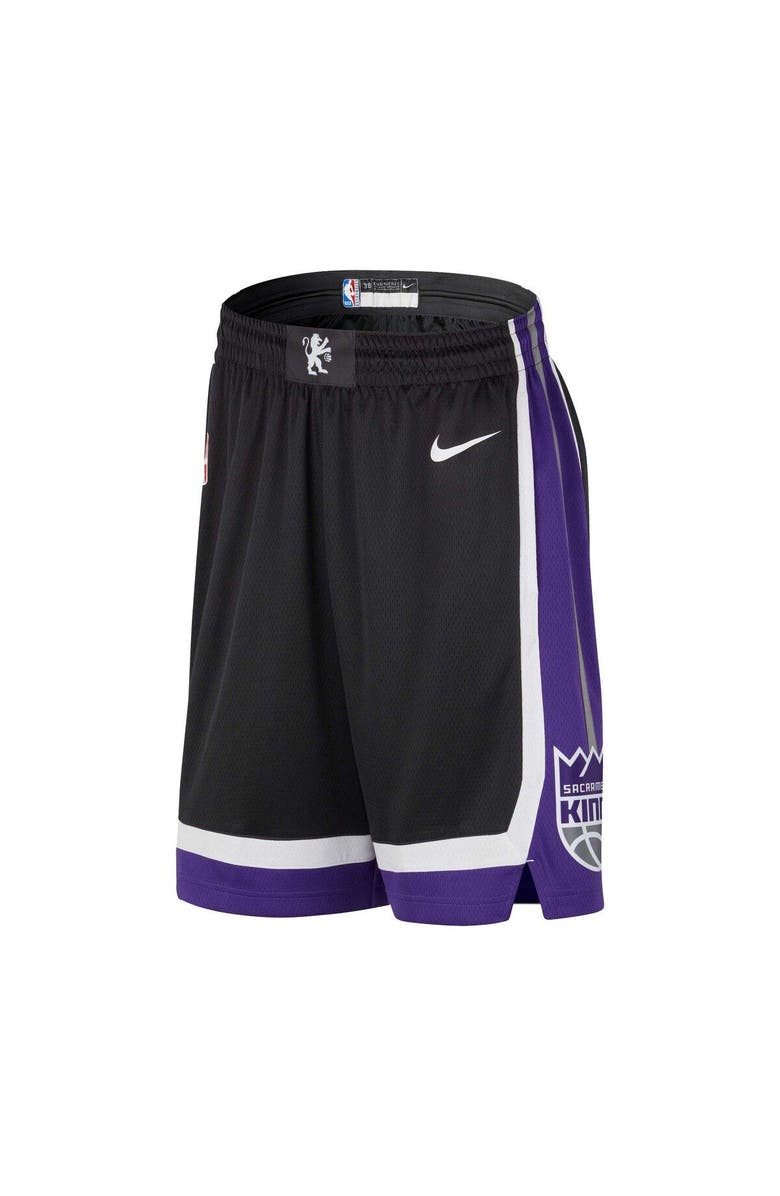 Nike Men's Nike Black Sacramento Kings Swingman Icon Edition Shorts, Alternate, color,