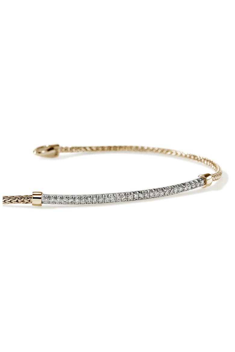 JH Essentials Pavé Diamond Bracelet, Alternate, color, GOLD