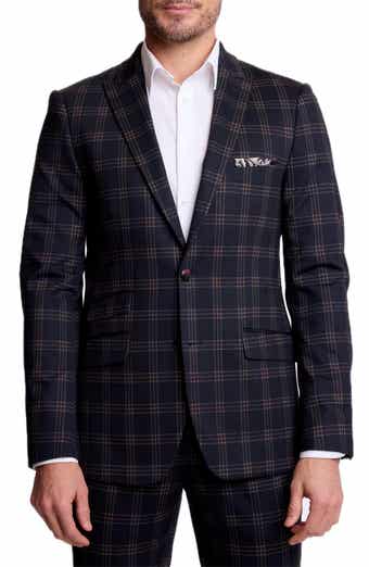 Ashton Slim Peak Lapel Suit Jacket