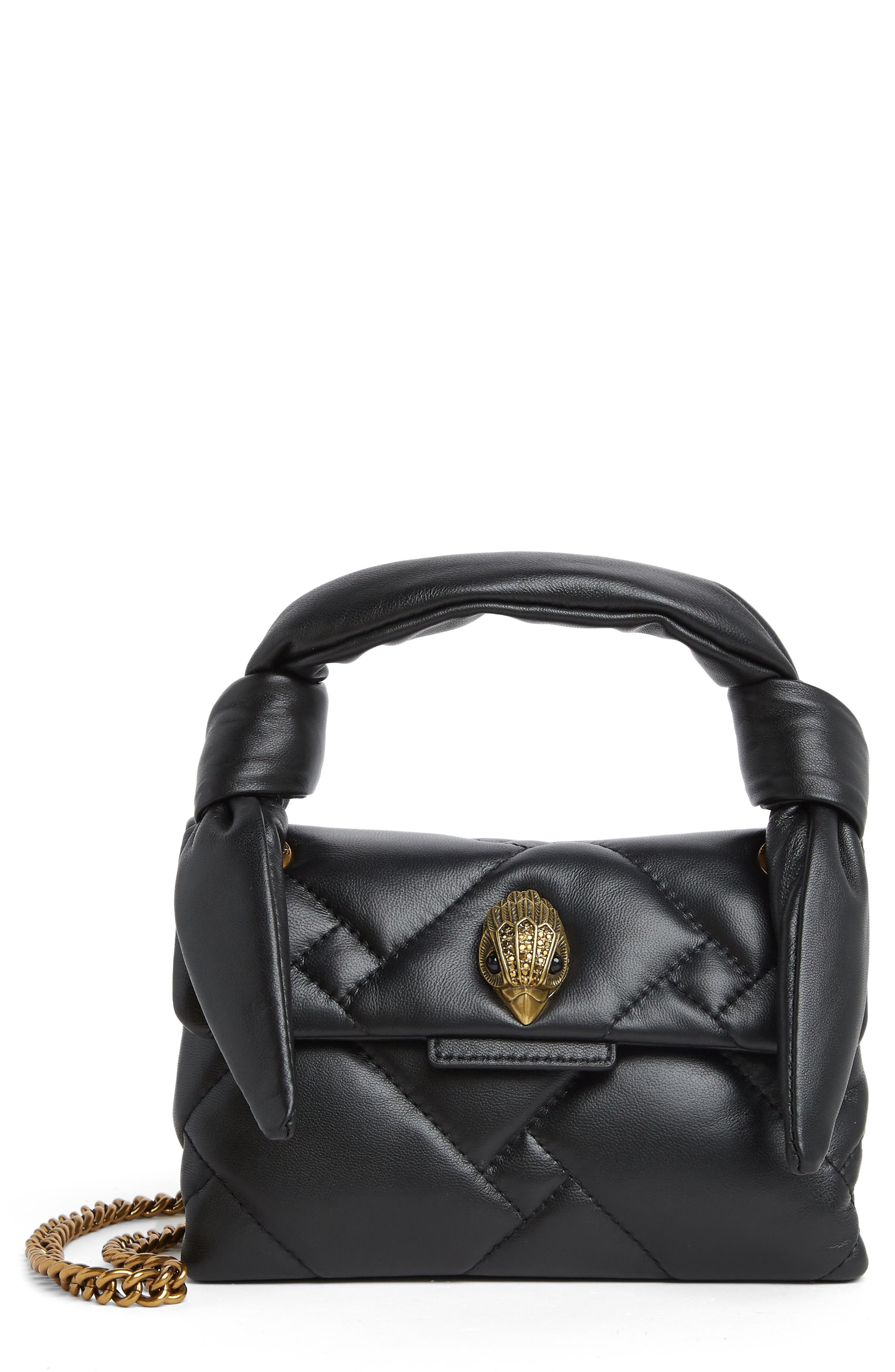 Kurt Geiger London Mini Kensington Leather Crossbody Bag, Main, color, 