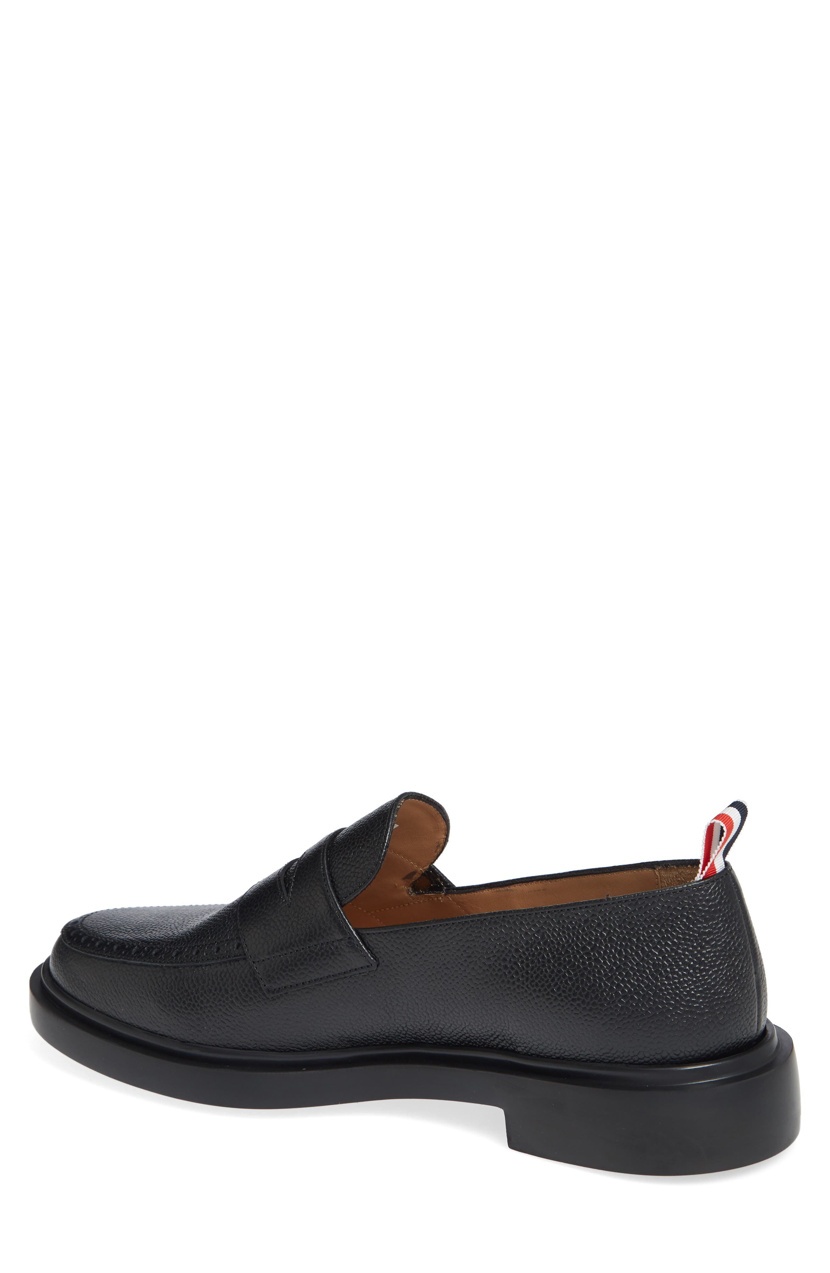 Thom Browne Penny Loafer, Alternate, color, Black