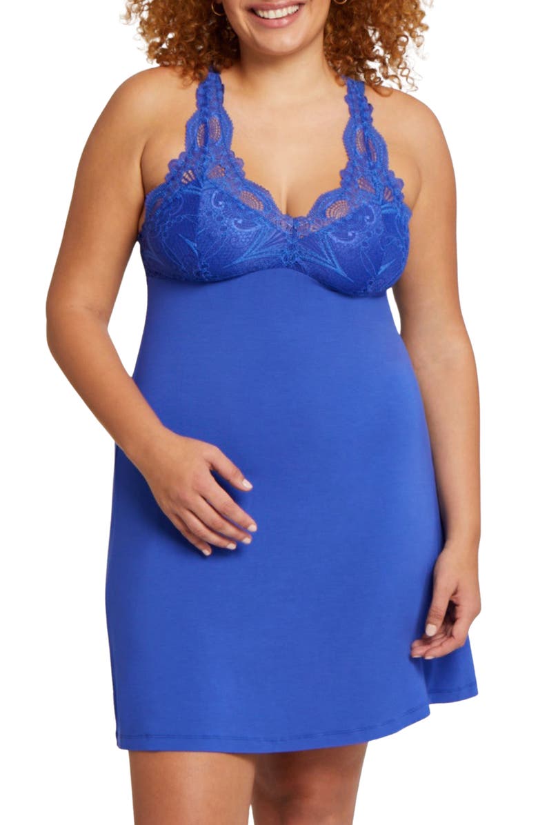 Fleur't Belle Époque Chemise & Boyshorts, Main, color, 